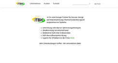 Desktop Screenshot of itbh.at